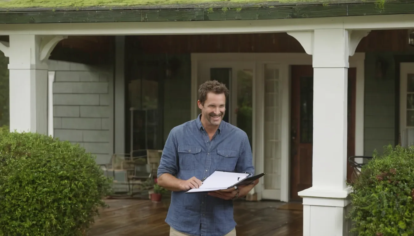 Homeowner reviewing a written quote with a provider in the Tacoma area